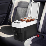 Spector Portable Car Fridge 12V Mini Refrigerator Freezer Camping Travel Cooler - Rear View