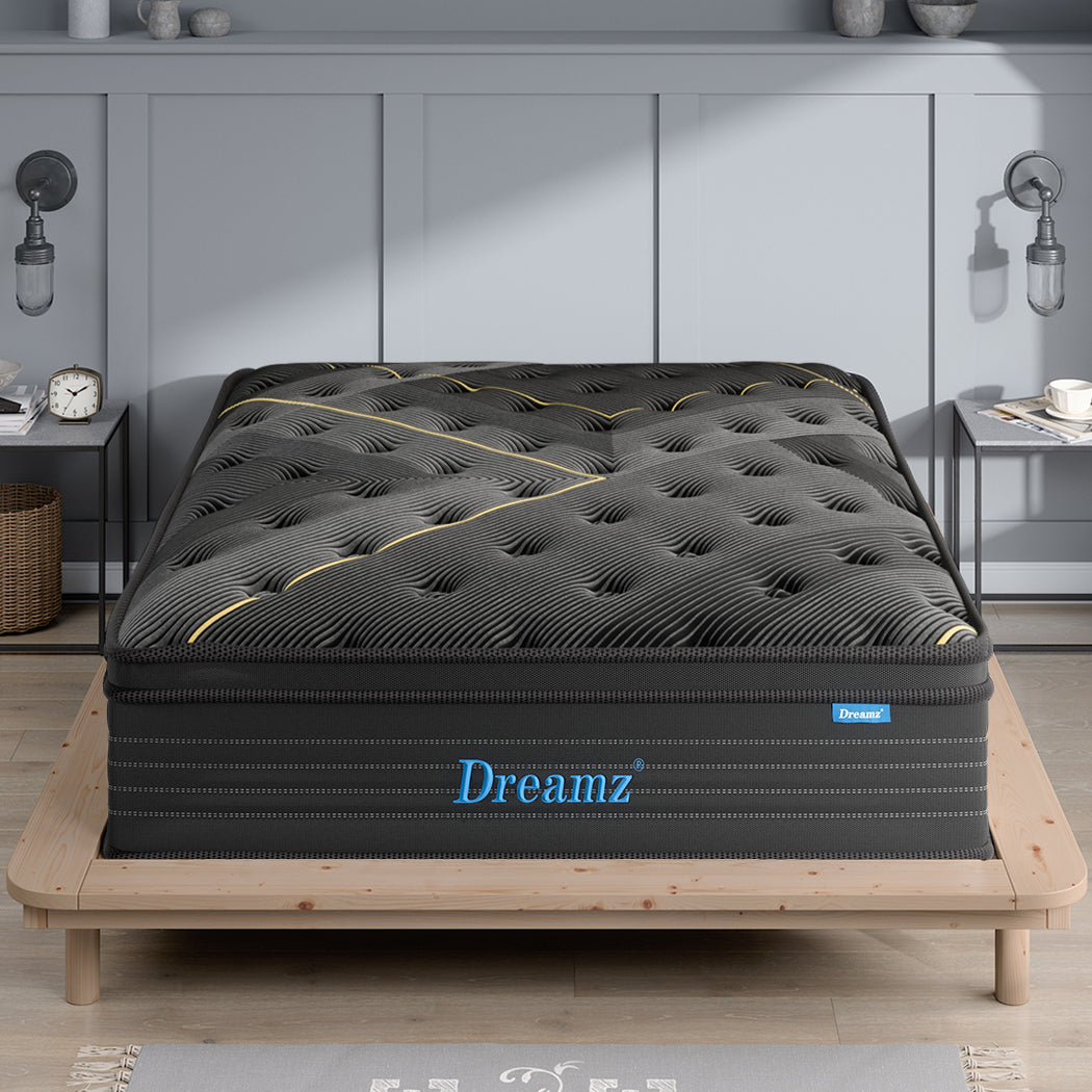 Dreamz Spring Mattress Bamboo Euro Top Single-2018816859180240902
