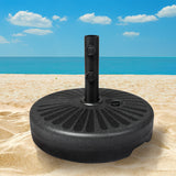 Centra Outdoor Umbrella Base Stand - Rear View