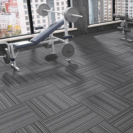 Marlow 20x Carpet Tiles 5m2 Box Heavy Black-2018816860090404871