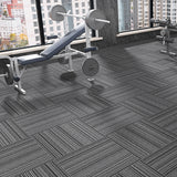 Marlow 20x Carpet Tiles 5m2 Box Heavy Black - Close-Up Angle