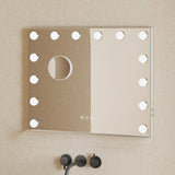 Yezi LED Vanity Makeup Mirror 42x50cm - Rear View