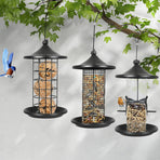 PaWz 3x Bird Feeder Hanging Wild Seed-2018816691559075846