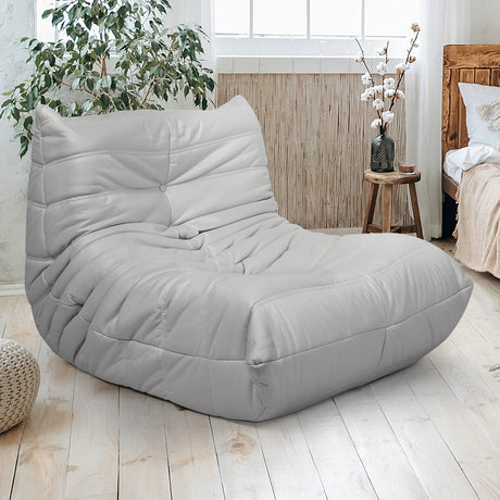 Levede Floor Chair Caterpillar Sofa Grey-1954802585579950086