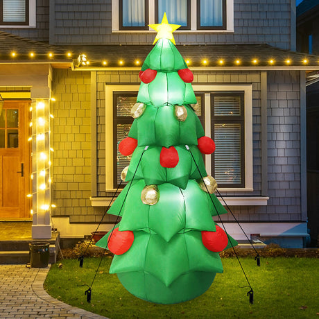 Santaco 2.5M Inflatable Christmas with Led Lights-1952534169020141574