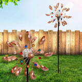 Garden Windmill Solar Light Wind Spinner-2018816722546593798