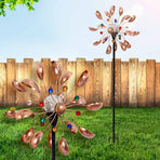 Garden Windmill Solar Light Wind Spinner-2018816722546593798