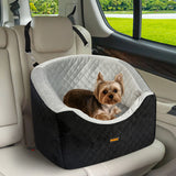 Pawz Dog Car Booster Seat Belt Pet Safe Protector Travel Bed - Rear View