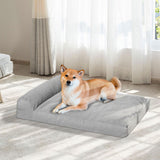 PaWz Pet Bed Chew Proof Memory Foam L Large - Rear View