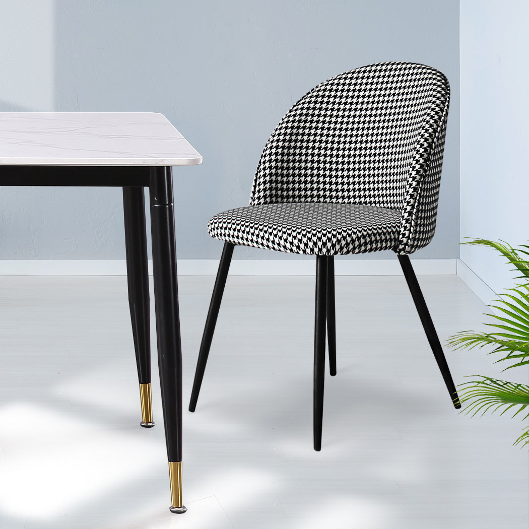 Levede 4x Dining Chairs Kitchen Cafe-2006732721266757638