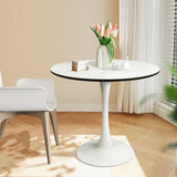 Levede Dining Table Kitchen 4 Person White-2006733275149766662