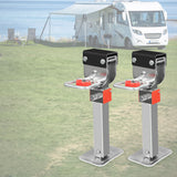 Manan 2X 410mm-545mm Drop Down Corner Silver - Rear View