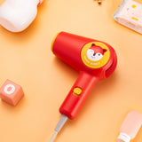 Low Heat Speed Hair Dryer Baby Infant Red - Rear View