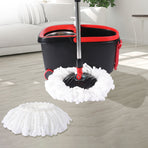 Cleanflo Spin Mop Bucket Set 360? Degree Black-2006733167175798790