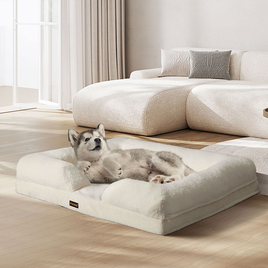 PaWz Memory Foam Pet Sofa Bed-1954802345074364422