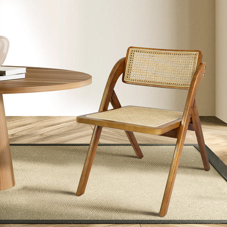Levede 6X Foldable Rattan Dining Chairs-2006732727046508550