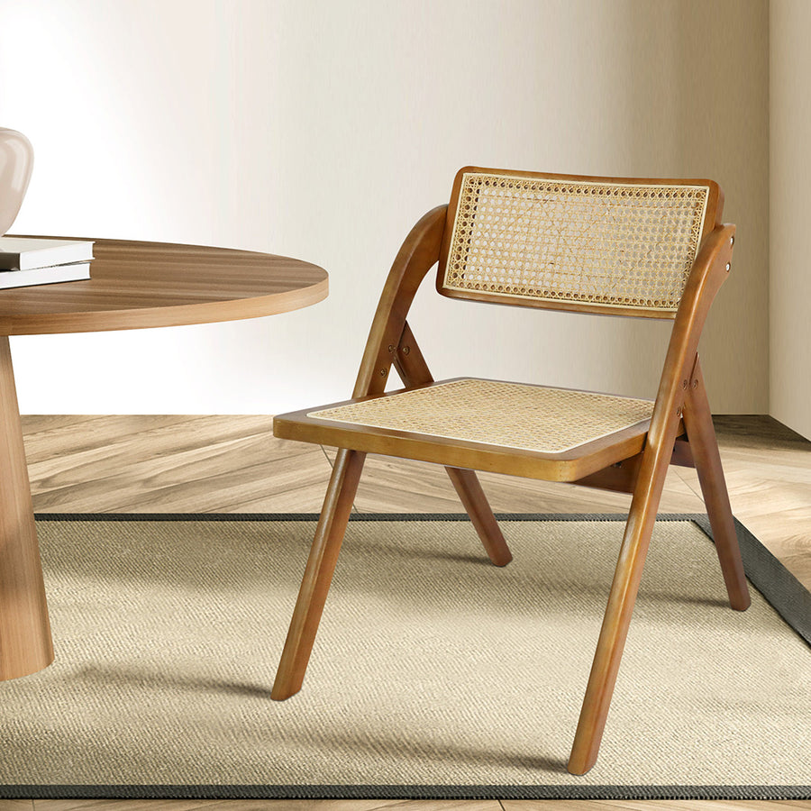Levede 6X Foldable Rattan Dining Chairs-2006732727046508550
