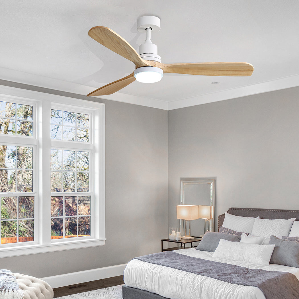 Spector Ceiling Fan 52'' DC Motor Wood Natural-2018816905871233030