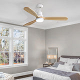 Spector Ceiling Fan 52'' DC Motor Wood Natural-2018816905871233030