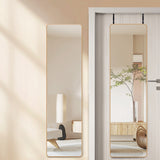 Yezi Wall Mounted Full Length Mirror - Rear View