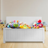 Levede Kids Toy Box Storage Chest Cabinet - Rear View