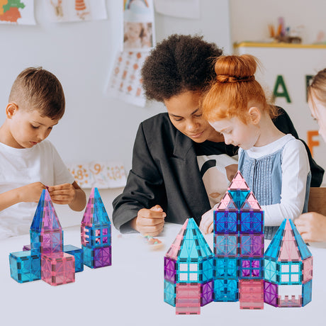 Bopeep Kids Magnetic Tiles Blocks-1954802417413525510