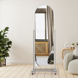 Yezi 165CM Movable Arch Full Length Mirror - Rear View