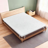 Dreamz Memory Foam Mattress Topper King Single 5cm - Rear View