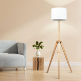 EMITTO Tripod Floor Lamp Wooden Modern Natural-2018816820777193478