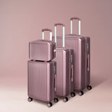 Slimbridge Luggage Suitcase Trolley Rose gold 4pc 14