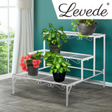 Levede 3 Tier Rectangle Metal Plant-2018816746215051270