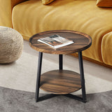 Levede Side Table Coffee Bedside Tables - Rear View