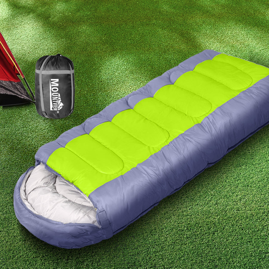 Mountview Sleeping Bag Outdoor Camping Grey-2006732919342764038