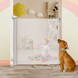 BoPeep Retractable Baby Safety Gates 150cm White 150 cm - Rear View