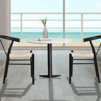 Levede 4x Dining Chairs Wooden Hans Black-2018816917736919046