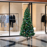 SANTACO Prelit Slim Pencil Christmas Tree 1.8M - Rear View