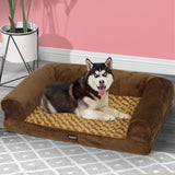 PaWz Pet Bed Sofa Dog Bedding Soft Warm L - Rear View