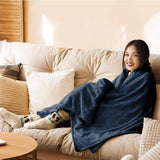 DreamZ Electric Throw Blanket Heated Timer Bedding Washable Warm Winter 160X130 - Rear View