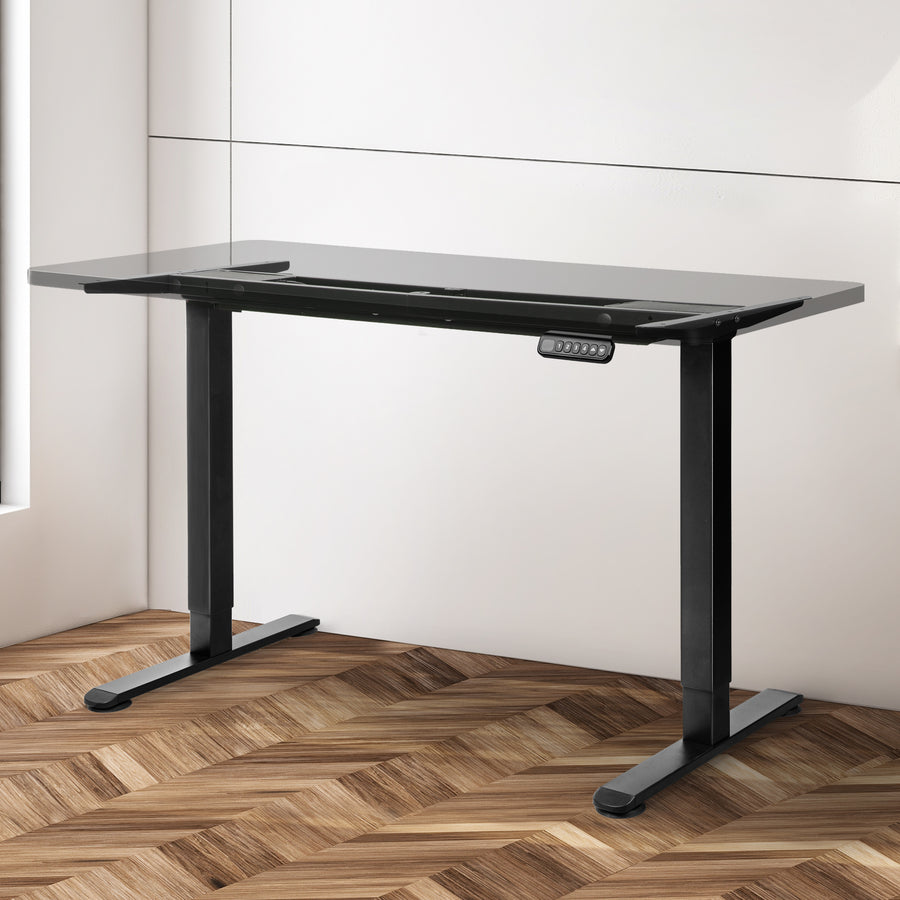 Levede Motorised Standing Desk Frame Black Dual Motor-2018816931775254534