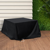 Marlow Outdoor Furniture Cover Garden Black Barrier - Rear View