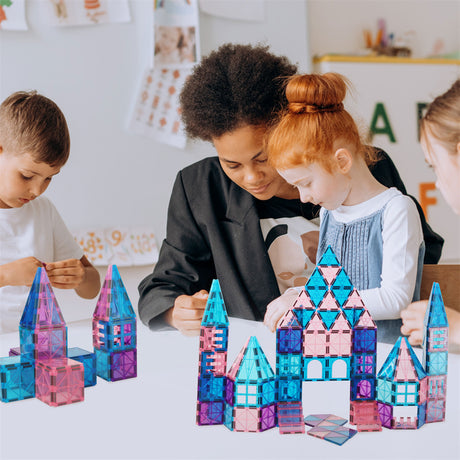 Bopeep Kids Magnetic Tiles Blocks-2018816751000752134