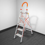 Traderight 5 Step Ladder Folding Aluminium - Rear View