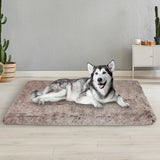 PaWz Dog Mat Pet Calming Bed Memory XL Coffee X-Large - Rear View