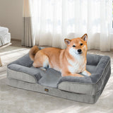 PaWz Memory Foam Pet Sofa Bed Cushion L Large - Rear View