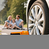 Manan 150PSI 12V Car Tyre Inflator Digital Air Pump LED - Rear View