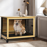 PaWz Wooden Wire Dog Kennel Side End L Large-2018816896866062342