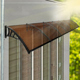 Mountview Window Door Awning Outdoor 1M X 6M Brown 1x6M - Rear View