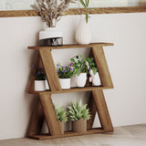 Levede Slim Side Table Storage Compact Coffee Table - Rear View