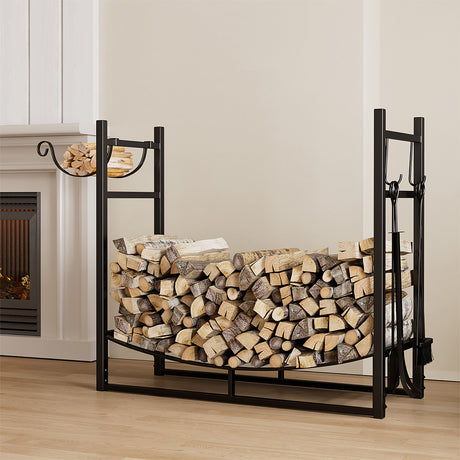 Moyasu Firewood Rack Fireplace Tool Log Holder-2018816803790262279