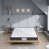 Dreamz Spring Mattress Bed Pocket Tight Double - Rear View